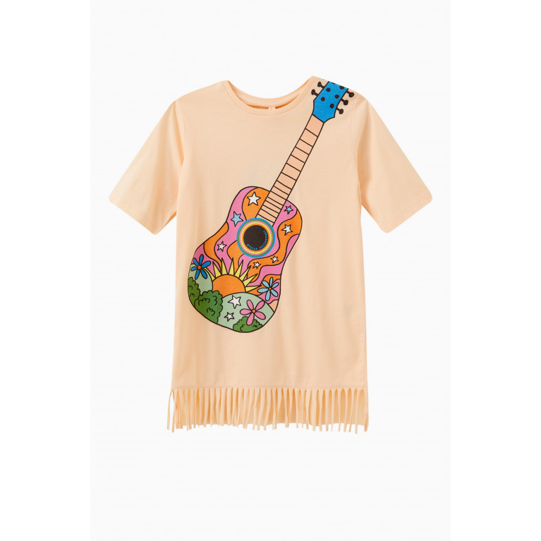 Stella McCartney - Guitar Print Dress in Cotton