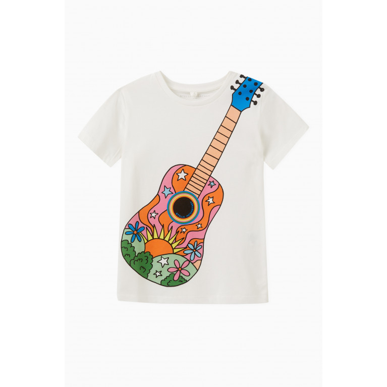Stella McCartney - Guitar Print T-shirt in Cotton