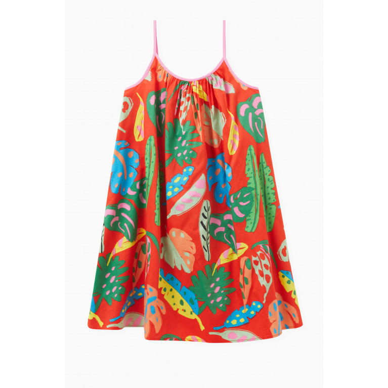 Stella McCartney - Palm Leaves Print Dress in Organic Cotton