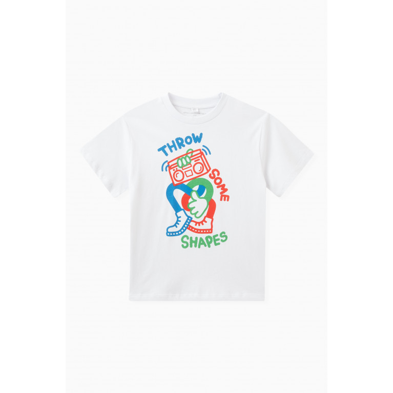 Stella McCartney - Graphic Print T-shirt in Organic Cotton Jersey