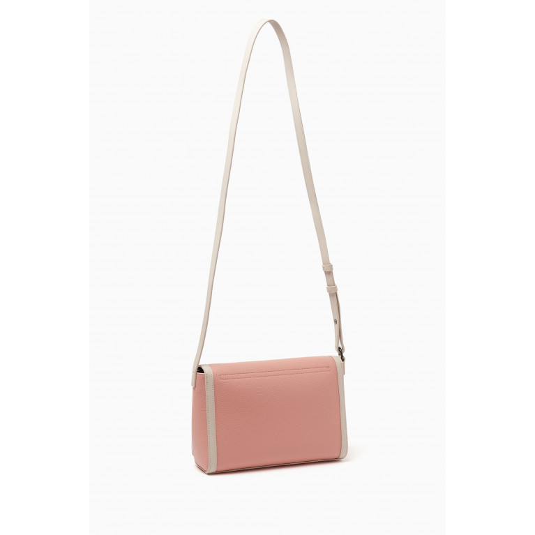 Armani Exchange - Susy AE Crossbody Bag in Faux Leather Pink