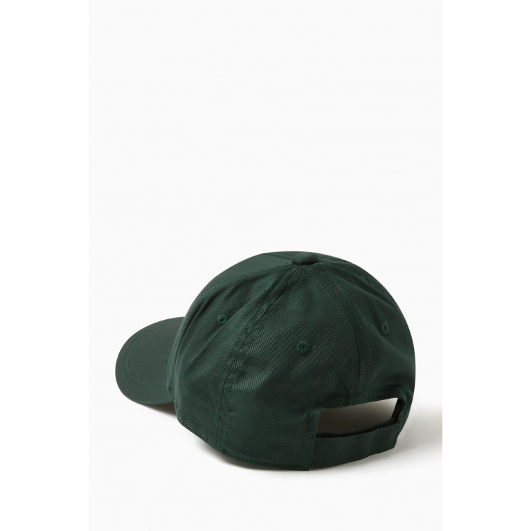 Armani - Logo Baseball Cap in Cotton Green