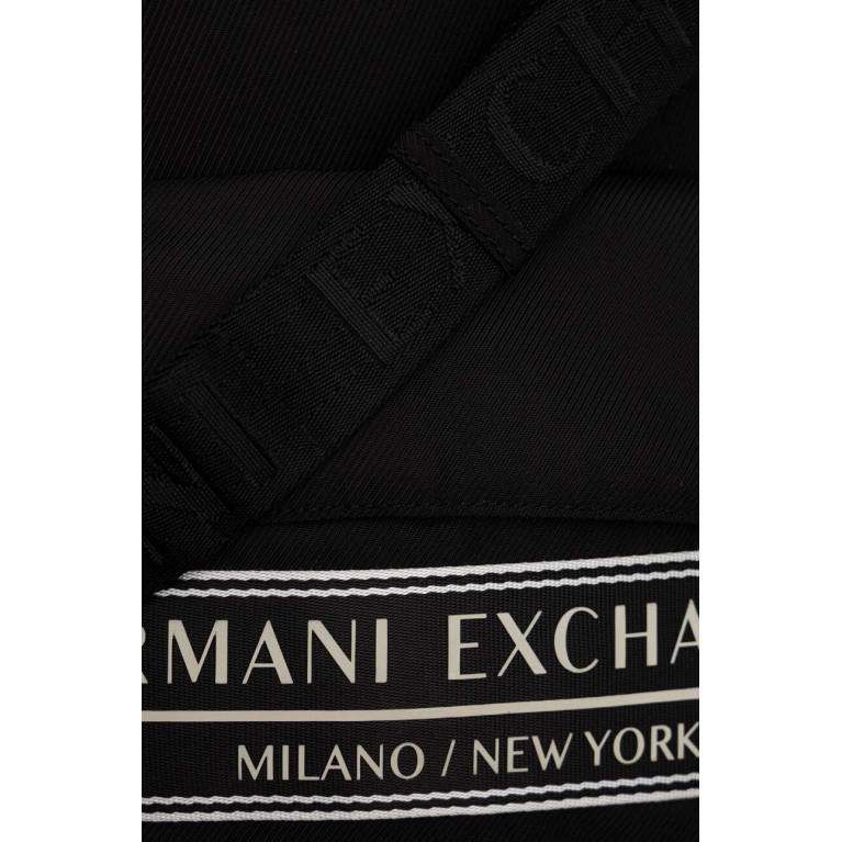 Armani Exchange - City Life Logo Backpack in Tech Fabric