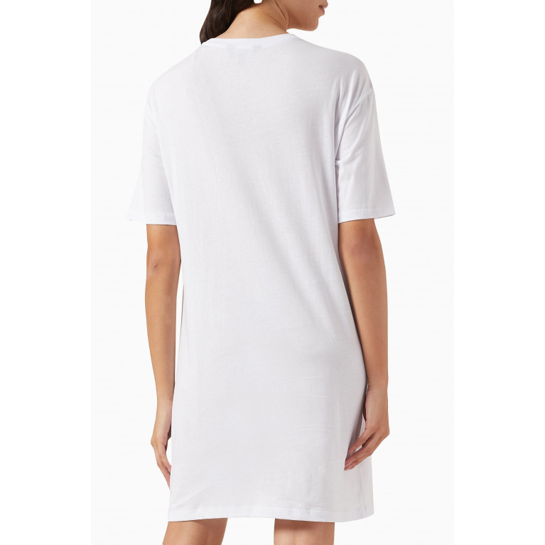 Armani Exchange - Logo T-shirt Dress in Jersey White