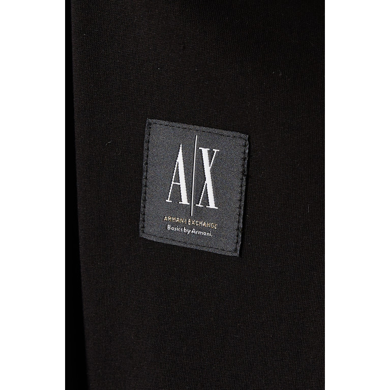 Armani Exchange - Chest Logo T-shirt in Cotton-jersey Black