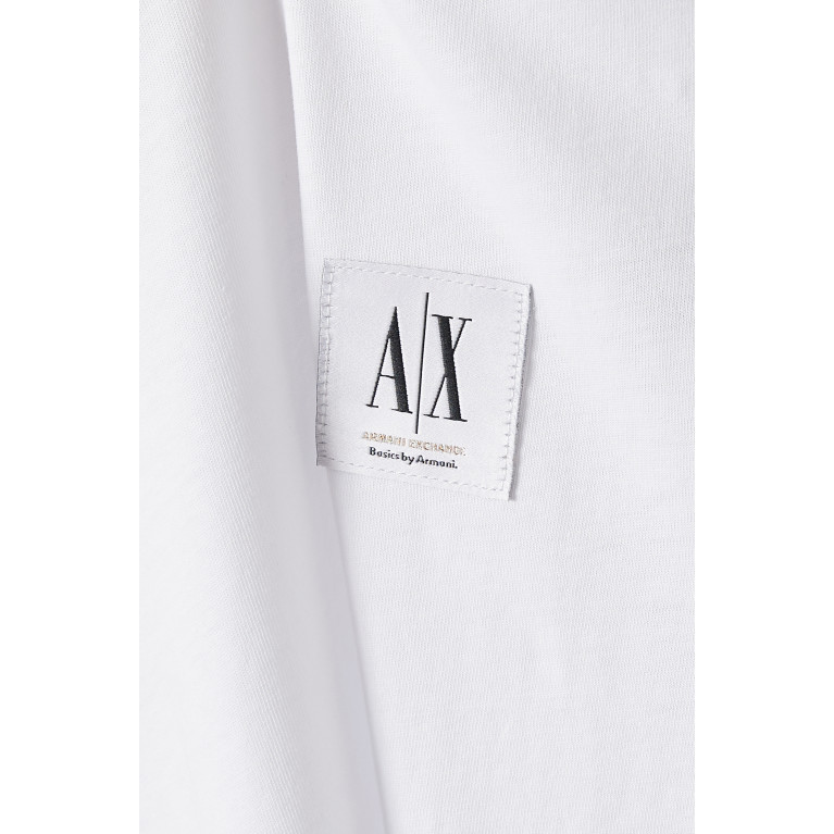 Armani Exchange - Chest Logo T-shirt in Cotton-jersey White