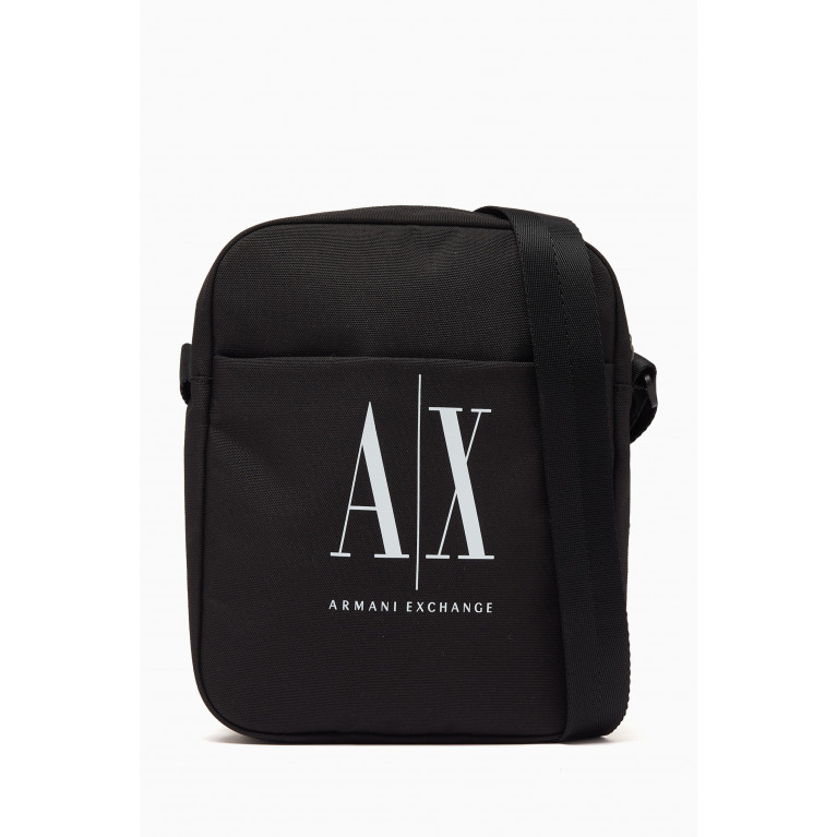 Armani - Small Icon Crossbody Bag in Nylon