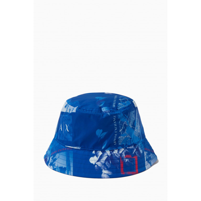 Armani Exchange - AX Floral Bucket Hat in Cotton