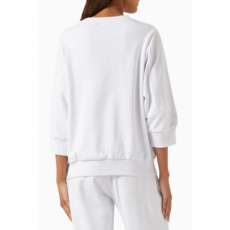 Armani Exchange - Blossom Logo-print Sweatshirt in Cotton