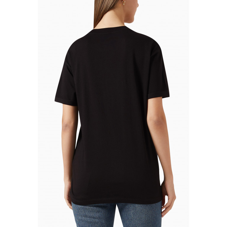 Armani - Shade Card T-shirt in Cotton Jersey Black