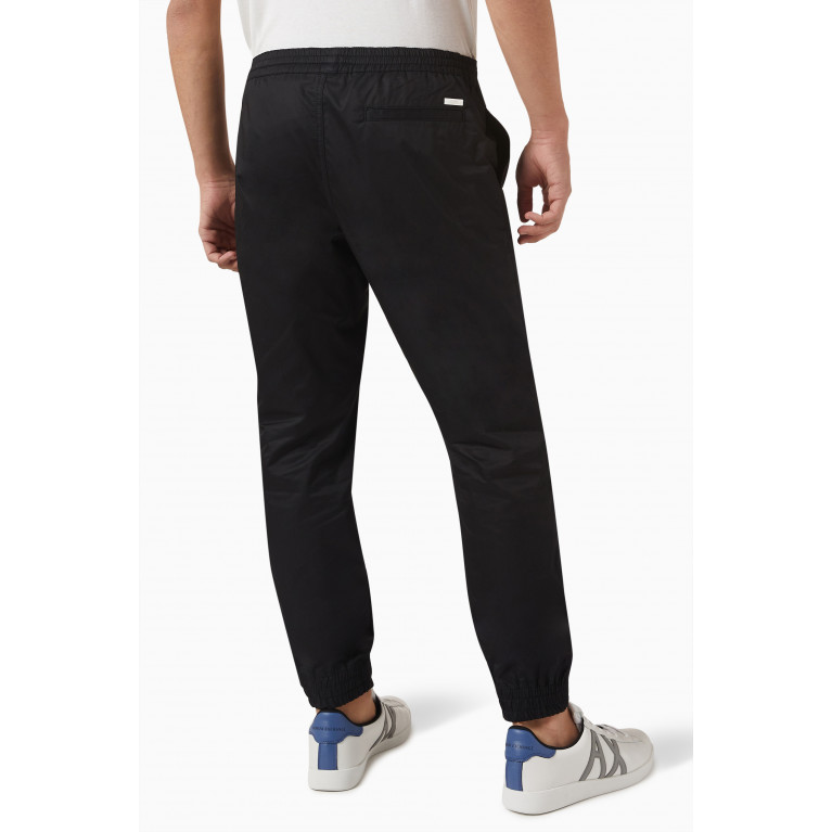 Armani - Logo Sweatpants in Cotton Black