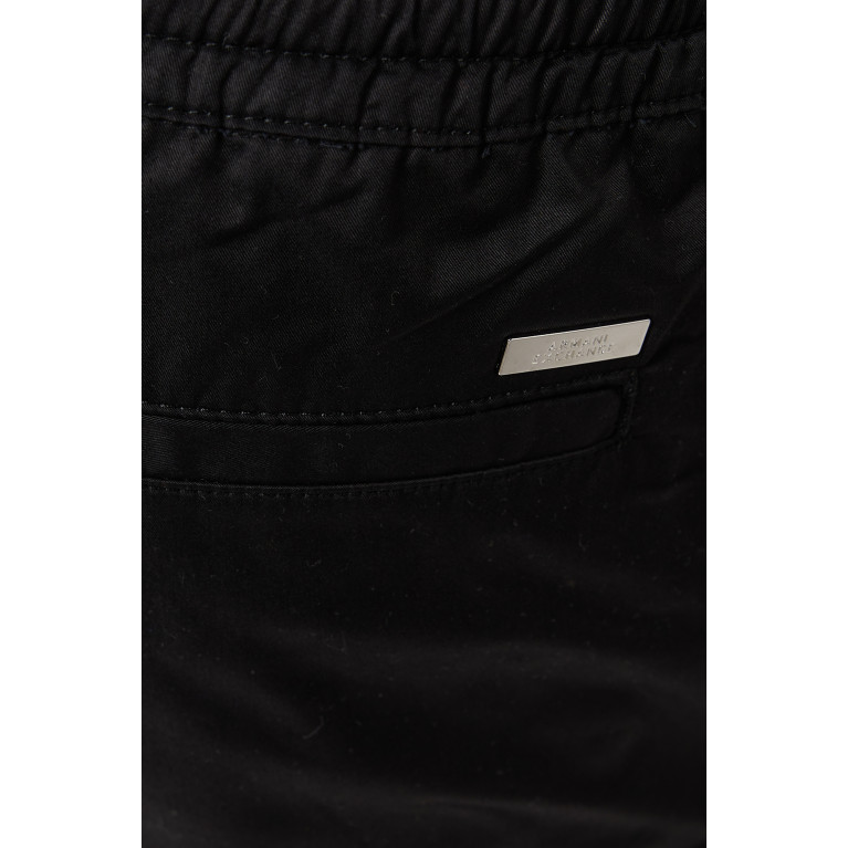 Armani - Logo Sweatpants in Cotton Black