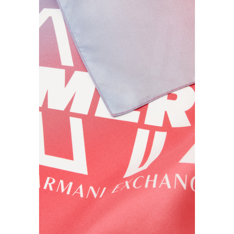Armani Exchange - Summer Beats Foulard in Mulberry silk