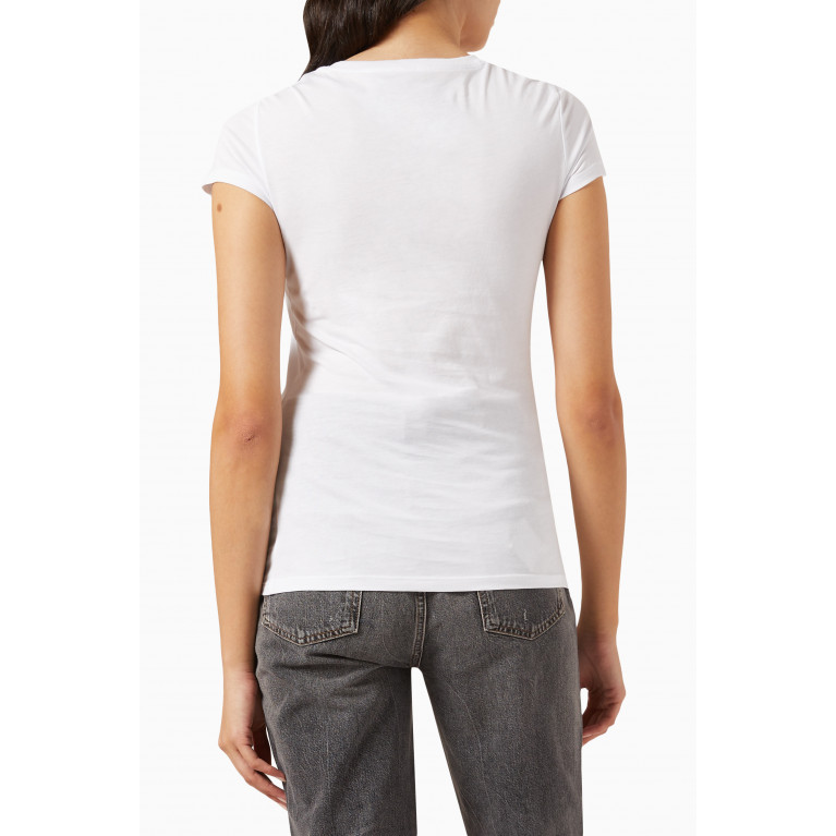 Armani - Summer Beats T-shirt in Cotton White
