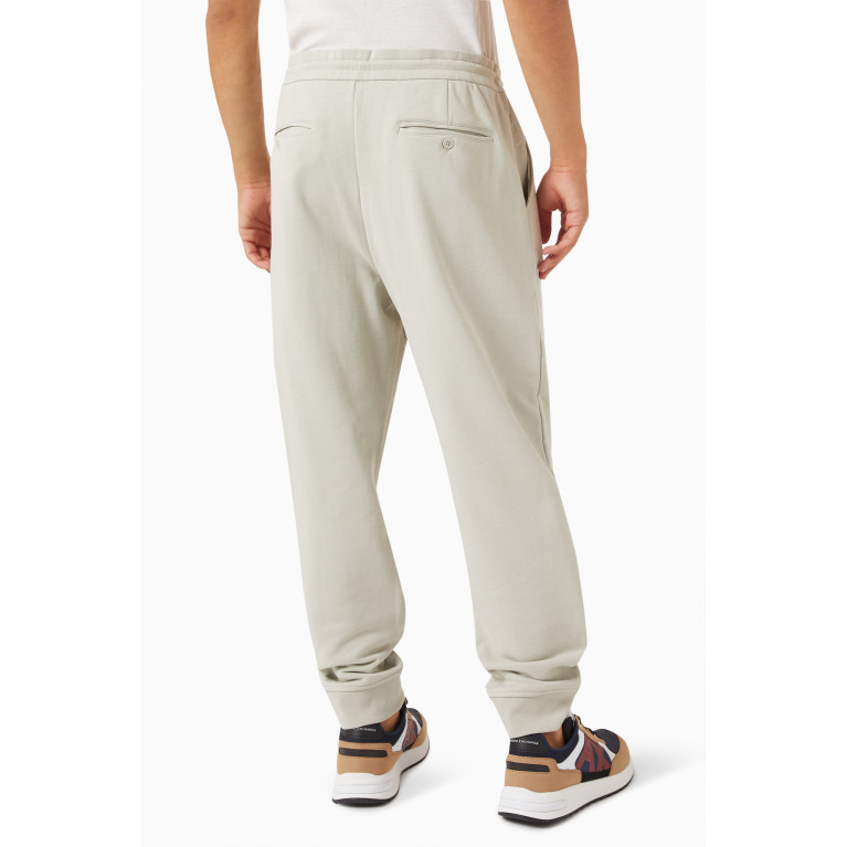 Armani Exchange - Logo Sweatpants in Cotton Jersey Neutral