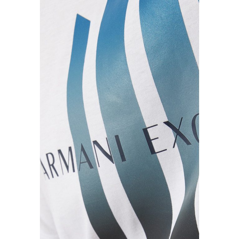 Armani Exchange - Summe Beats T-shirt in Cotton Jersey White