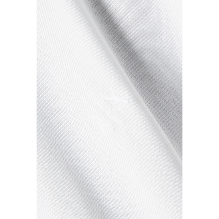 Armani Exchange - Slim Fit Logo Shirt in Cotton White