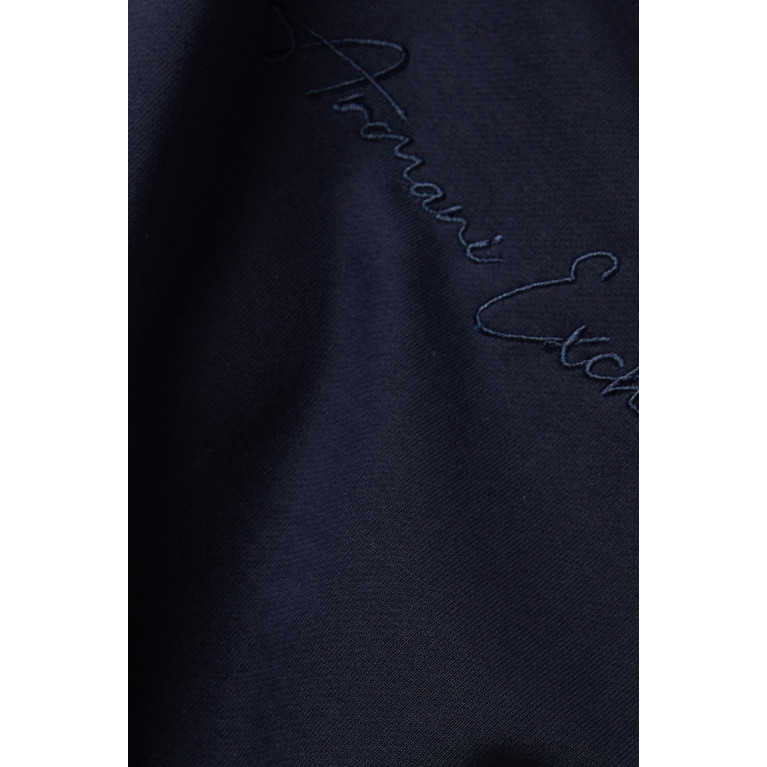 Armani Exchange - Signature Logo Mini T-shirt Dress Blue