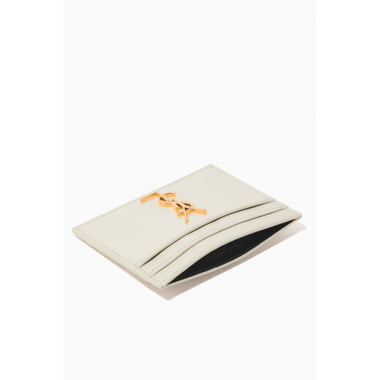 Saint Laurent - Cassandre Card Case in Leather