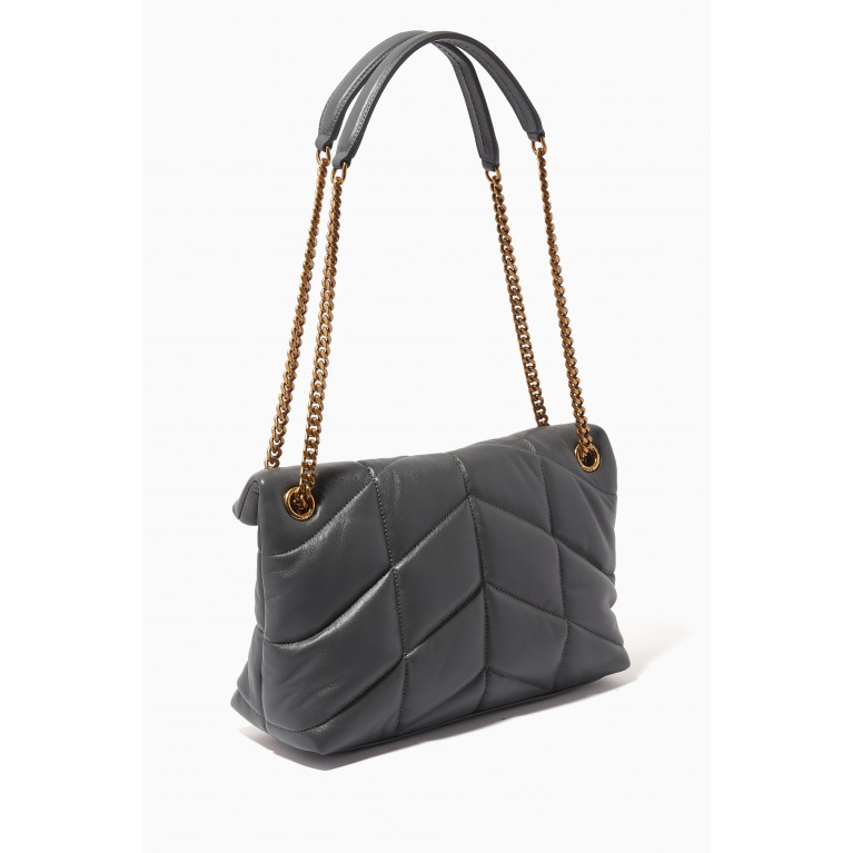 Saint Laurent - Small Loulou Puffer Bag in Quilted-Lambskin Leather