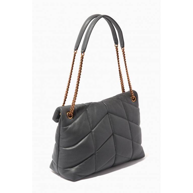 Saint Laurent - Medium Puffer Bag in Quilted-lambskin Leather