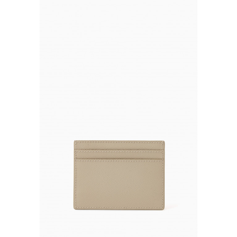 Saint Laurent - Card Case in Grained Leather