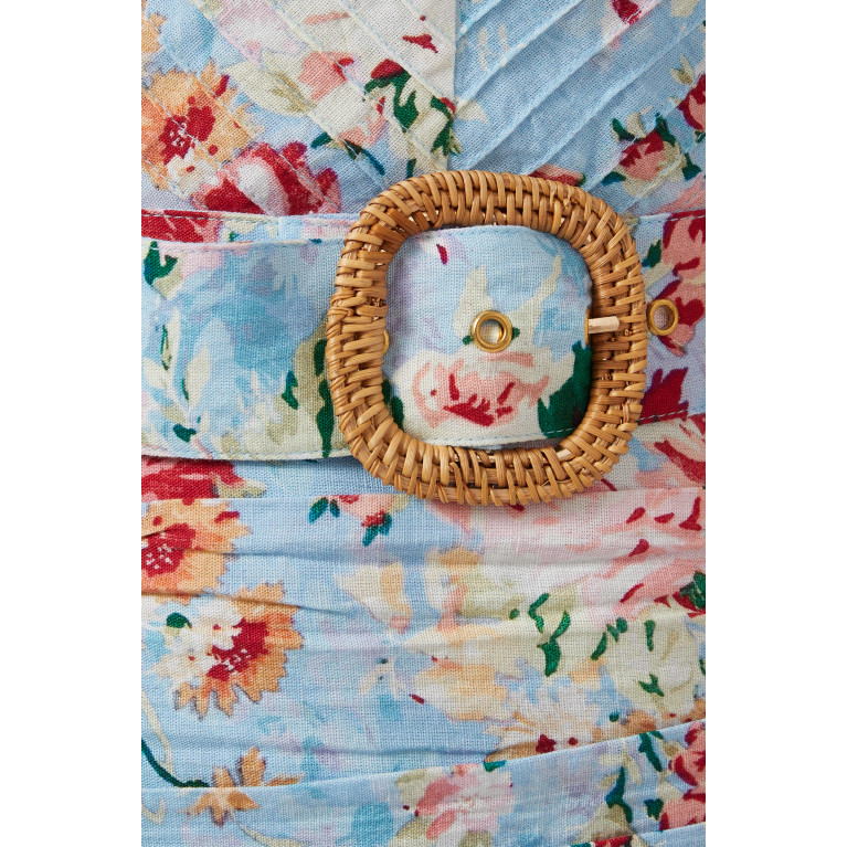 Hemant & Nandita - Tula Floral-print Mini Dress