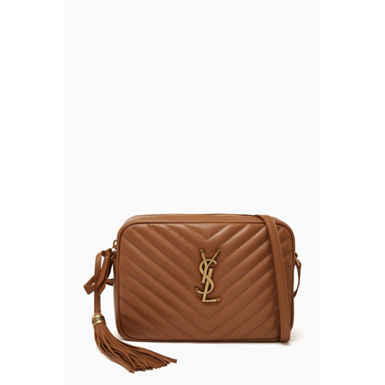 Saint Laurent - Lou Quilted Camera Bag in Leather