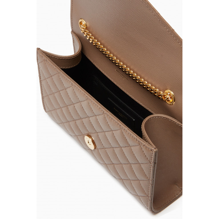 Saint Laurent - Small Envelope Bag in Mix Matelassé Grain de Poudre Embossed Leather