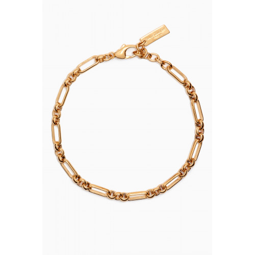 Saint Laurent - Figaro Chain Bracelet in Gold-tone Metal
