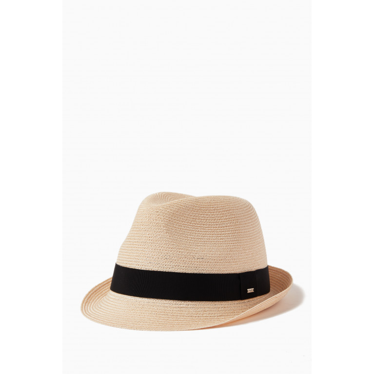 Saint Laurent - Trilby Hat in Straw