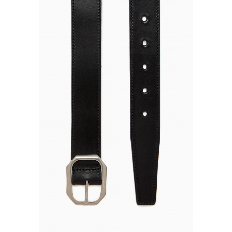 Saint Laurent - Frame Buckle Belt in Leather