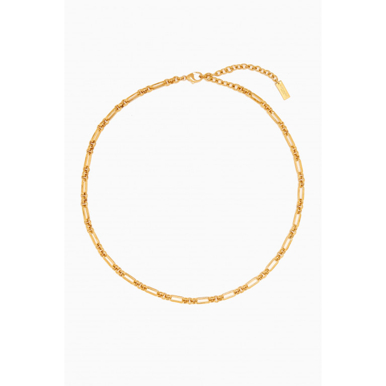 Saint Laurent - Figaro Chain Necklace in Metal