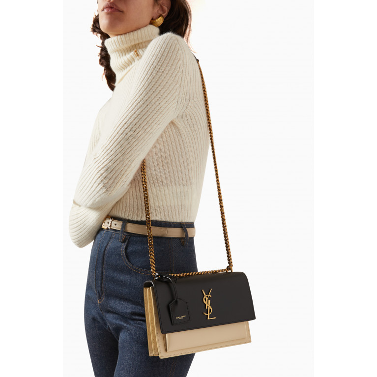 Saint Laurent - Sunset Medium Chain Bag in Leather