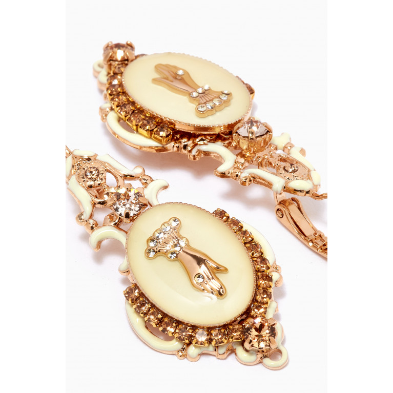 Satellite - Taormina Earrings in 14kt Gold-plated Metal