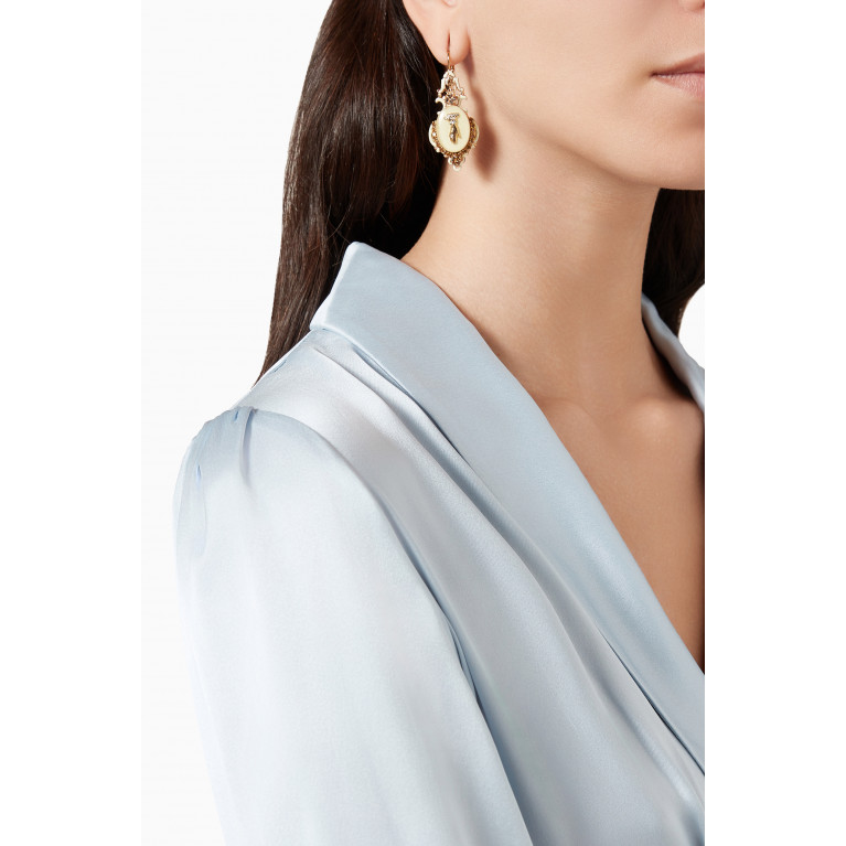 Satellite - Taormina Earrings in 14kt Gold-plated Metal
