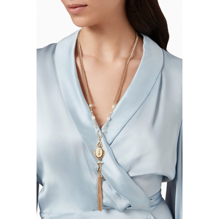 Satellite - Taormina Necklace in 14kt Gold-plated Metal