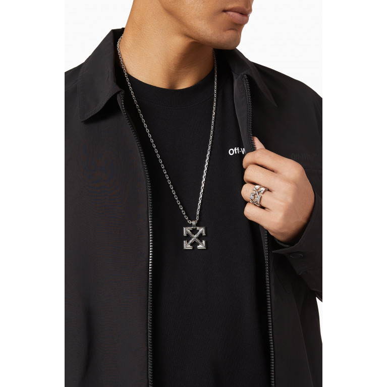 Off-White - Arrow Chain Necklace in Brass