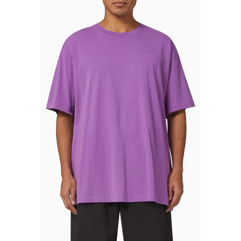 Off-White - Diag Tab Print T-shirt in Cotton