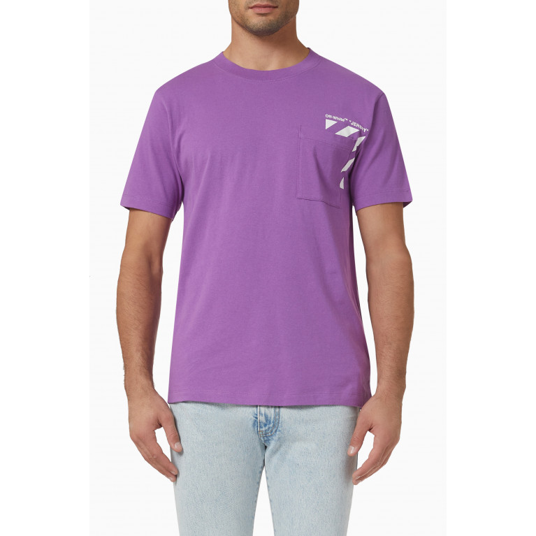 Off-White - Diag Pocket Slim T-shirt in Cotton