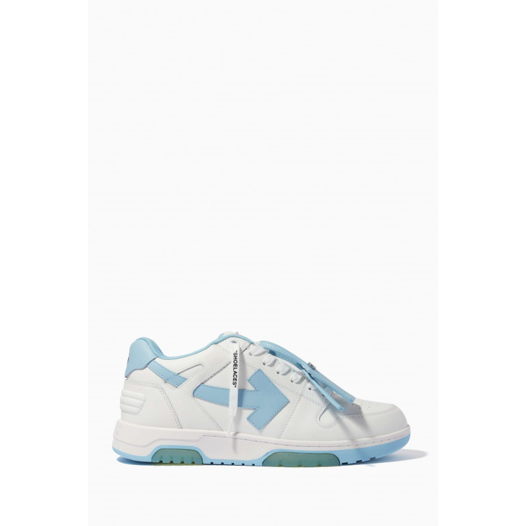 Off-White - Out of Office Low-top Sneakers in Calf Leather Blue