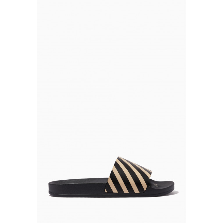 Off-White - Diag Slides in Rubbber