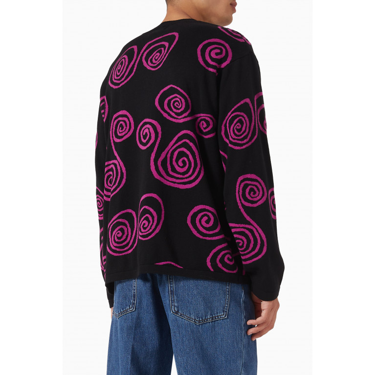 Stussy - Hand Drawn S Sweater in Knit Cotton