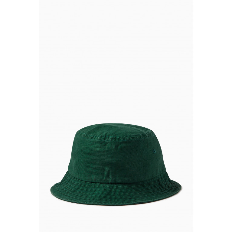 Stussy - Big Stock Bucket Hat in Cotton Green