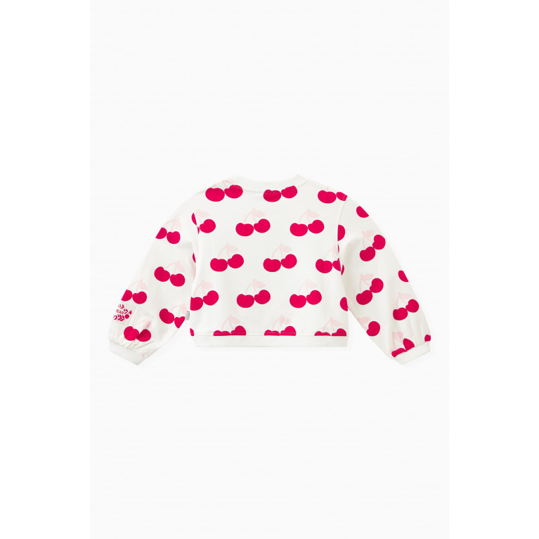 GCDS - Cherry Logo Sweatshirt in Cotton Stretch