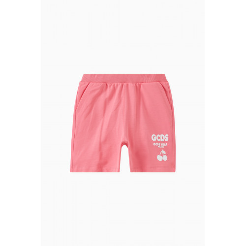 GCDS - Logo Print Shorts in Cotton