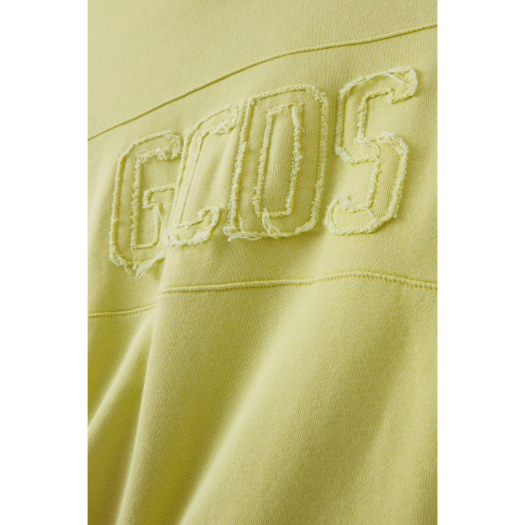 GCDS - Logo Patch Hoodie in Cotton