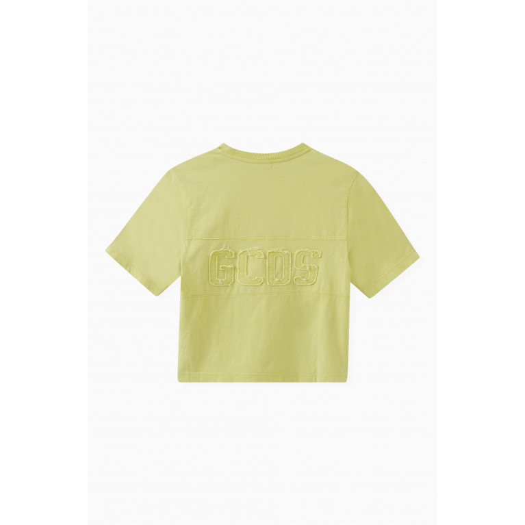GCDS - Logo Patch T-shirt in Cotton
