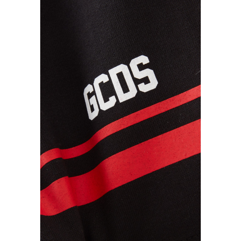 GCDS - Contrasting Stripe Bermuda Shorts in Cotton