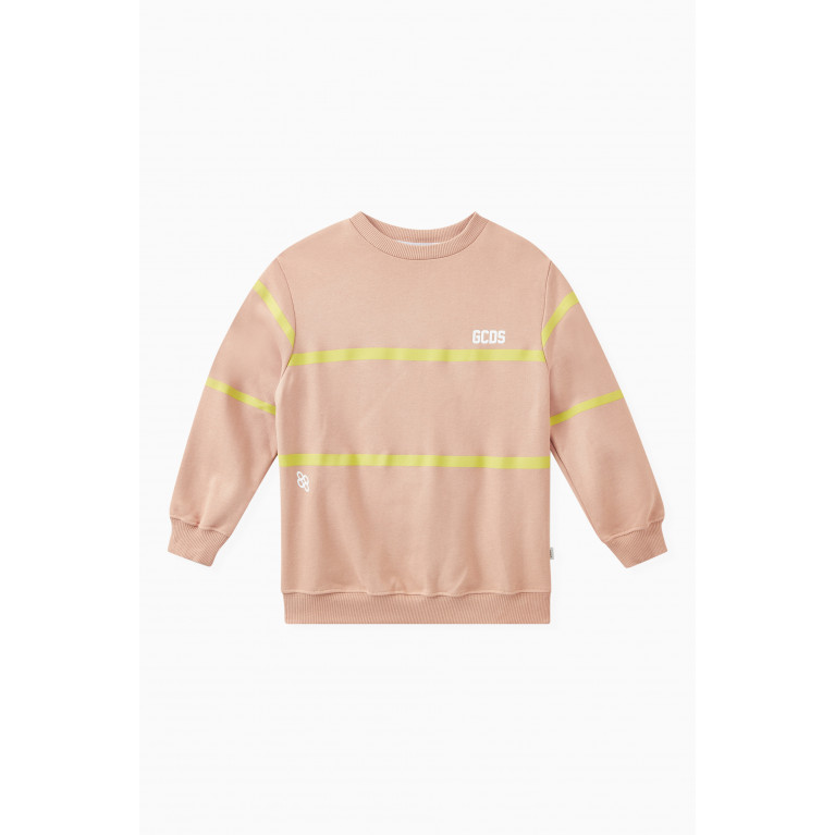 GCDS - Stripes Sweatshirt in Cotton